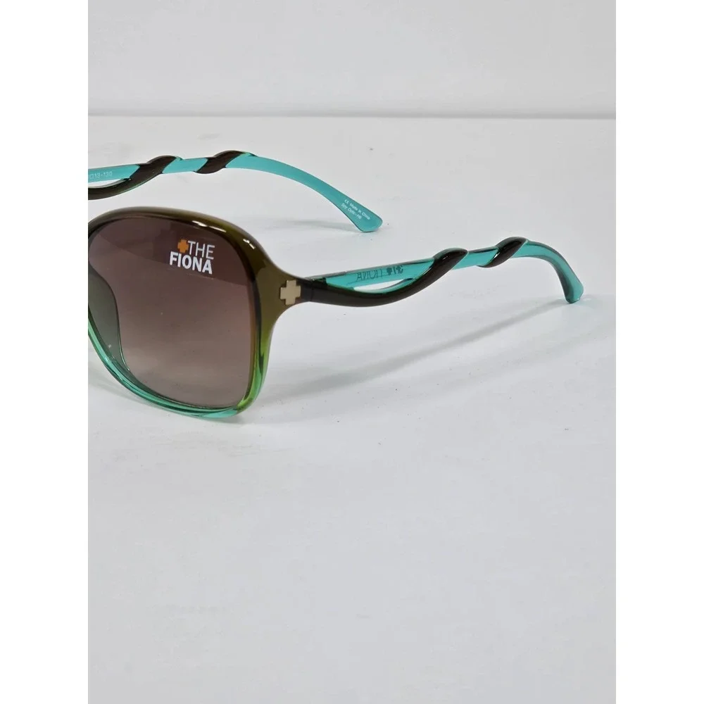 Spy Fiona Sunglasses-Mint Chip Fade-Happy Bronze Fade Lens